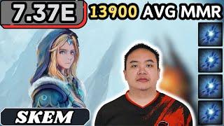 7.37e - RANK 3 Skem CRYSTAL MAIDEN Hard Support Gameplay - Dota 2 Full Match Gameplay