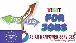 Europe Jobs in 2024 at Asian Manpower Services//Poland Jobs//Schengen Jobs 2024