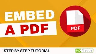 How To Embed A PDF On Your WordPress Website