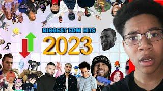 RANKING THE 100 BIGGEST EDM SONGS OF 2023 - LUX 99 x The Community (REACTION) @LUX99