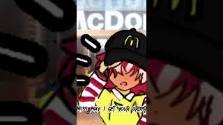 MOM IT’S  RONLE MC DONALD!!!!!! #gacha #funny #gachaclub #gachalife #mcdonalds