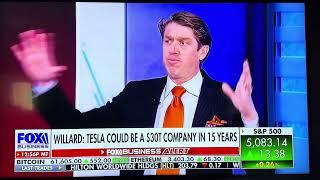 Cody Willard on Fox talking about how Tesla could get to a $30 trillion market cap by 2040