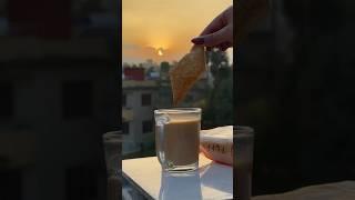 Kalo haina dudh wala chya chahincha #tealover #milktea  #puffpuff #lovers #2024 #lastday #sunset