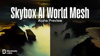 Create 3D meshes from AI generated skyboxes!  Skybox AI World Mesh
