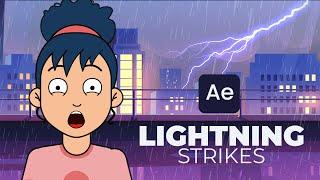 How to Create & Animate Lightning Strikes in After Effects | Quick Tutorial