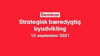 Strategisk bæredygtig byudvikling