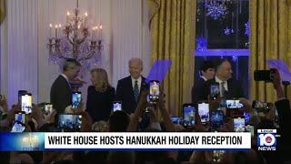 President Biden hosts last ever Hanukkah holiday reception