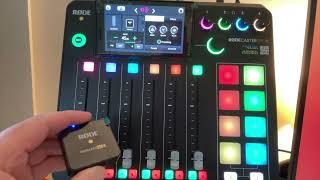 Rodecaster Pro II: Wireless Rode Mic Connectivity!