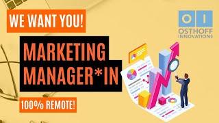 Marketing-Manger*in / Online-Marketing | Osthoff innovations