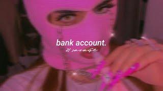 21 Savage - bank account (Slowed + Reverb) "I got 1-2-3-4-5-6-7-8 M's in my bank account"