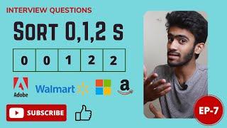 Accolite Coding Question | Sort Array 0,1,2s | Daily Dose -7 | Tamil | code io