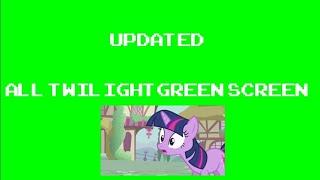 All Twilight Sparkle Green Screen (Updated)