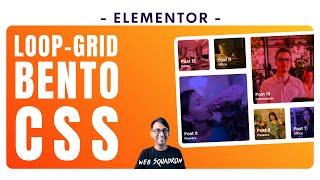 Bento Loop Grid with CSS and ACF Overlay - Elementor Wordpress Tutorial