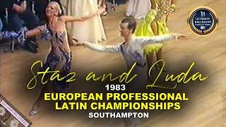 1983 Stanislav and Lyudmila Popov at The European Professional Latin Dance Championships SOUTHAMPTON