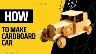 How to make a cardboard car | classic cars | Fun Craft |Easy Craft ideas.| Rolls Roys Phantom.