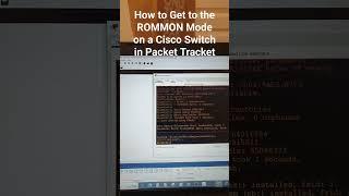 How to Get into the ROMMON Mode on a Switch in Packet Tracker? #shorts #ccna