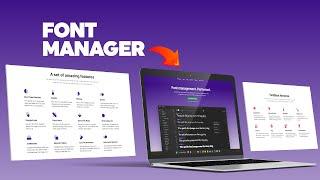 Free Font Management Software for MAC + PC