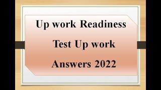 Upwork readiness test upwork answers 2022