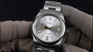 Rolex Oyster Perpetual 41 Silver Dial 124300 2020 Novelty Unboxing Video