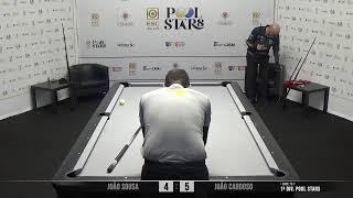 1º Divisão Nacional PoolStars - Vencedores1 - João Sousa x João Cardoso