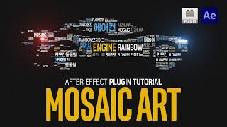 After Effects MosaicArt Plugin Tutorial Easy Mosaic Animation