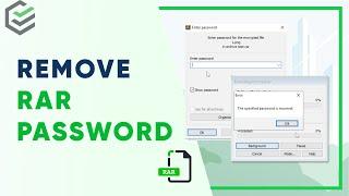 [2 Ways] How to Remove RAR Password 2022 | Extract RAR Files without Password