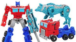 Transformers: Rise of The Beasts Optimus Prime & Chainclaw! | DuDuPopTOY