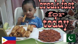 break fast for today/ Nene quids vlog