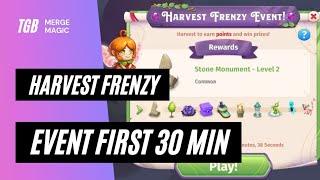 Merge Magic Harvest Frenzy Event First 30 Minutes 