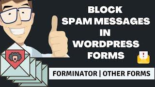 Forminator WordPress Form | Block SPAM Messages | Improve WordPress Security