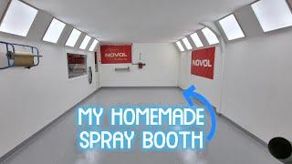 How Our HOMEMADE Spray Booth Works!