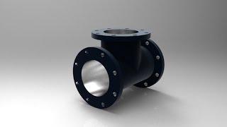 PTC Creo 3 0 Flanged Tee