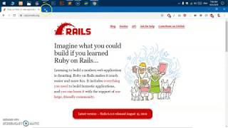 How to Install Ruby on Rails 6 (ROR) on Windows 10