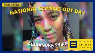 HRC Celebrates Alexandra Shipp this National Coming Out Day