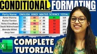 Conditional Formatting in Excel || Complete Tutorial || In Hindi