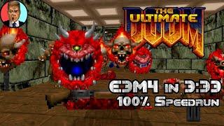 [World Record] UV Max Speedrun of Doom E3M4 in 3:33