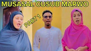 MUSASAL CUSUB MARWO & DUMAASHIDEED || #somalitiktok #funny #qosol #foryou #fly #musasal #marwo #fyp