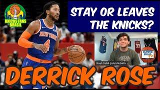 Does Derrick Rose Stay Or Leave The Knicks? @TheKnicksRealist  Gives Your Opinion On Our Channel