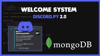 Discord.py Welcome System Using MongoDb | Discord Bot Development | Discord.py