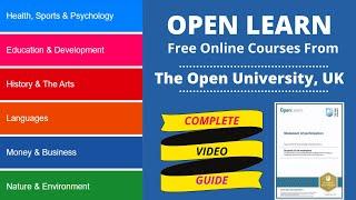 Open University Free Online Courses with Free Certificates | Best Online Courses | OpenLearn