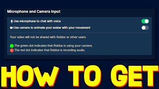 HOW TO FIX ROBLOX VOICE CHAT NOT SHOWING UP!