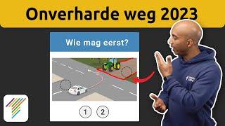 Onverharde weg