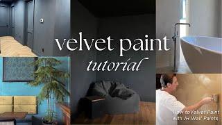 How to Texture Paint a Wall using Velvet Wall Paint by JH Wall Paints