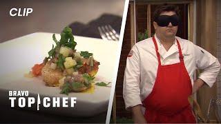 Chefs Have To Complete Each Other's Dishes BLINDFOLDED! | Top Chef: California