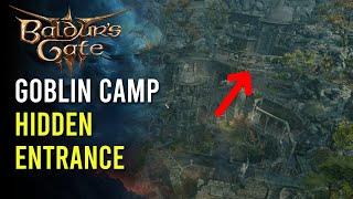 Hidden Entrance to Goblin Camp and Shattered Sanctum | Baldur's Gate 3