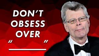 Stephen King's Writing Tips | WRITING ADVICE FROM FAMOUS AUTHORS