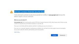 Did Not Connect. Potential Security ||how to fix 100% in  mozilla firefox|| @anilkalindi1989