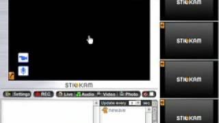 stickam- set up flash