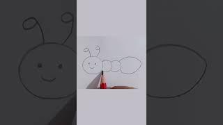 Ant Drawing #short #youtubeshorts #art #drawing