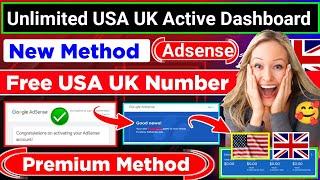 Unlimited USA UK Adsense Active Dashboard Method | How To Create Adsense Active Dashboard